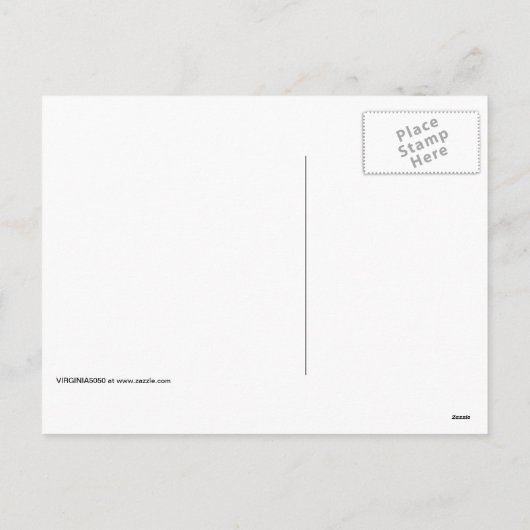 メリークリスマス – シカゴスカイライン シーズンポストカード (裏面)