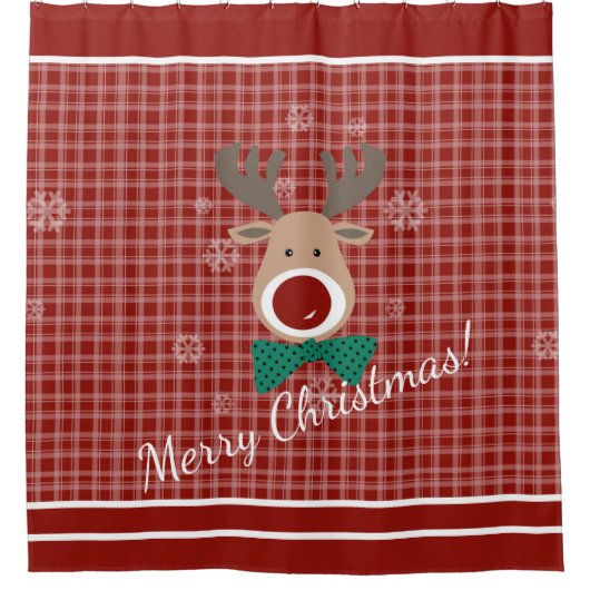 メリークリスマス！ シャワーカーテン (正面)