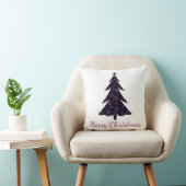 メリークリスマス、シルエットツリー、カラフルバブル クッション (椅子)