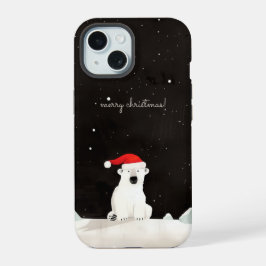 メリークリスマス シロクマ! iPhone 15ケース