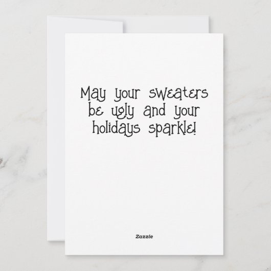 メリークリスマス シーズンカード (裏面)