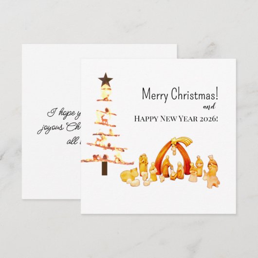 メリークリスマス！ シーズンカード (正面/裏面)