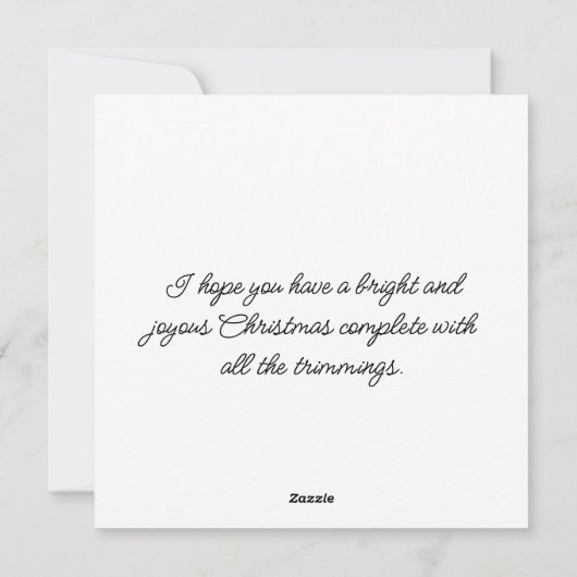 メリークリスマス! シーズンカード (裏面)