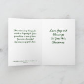 メリークリスマス シーズンカード (内部)