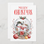 メリークリスマス シーズンカード (正面/裏面)