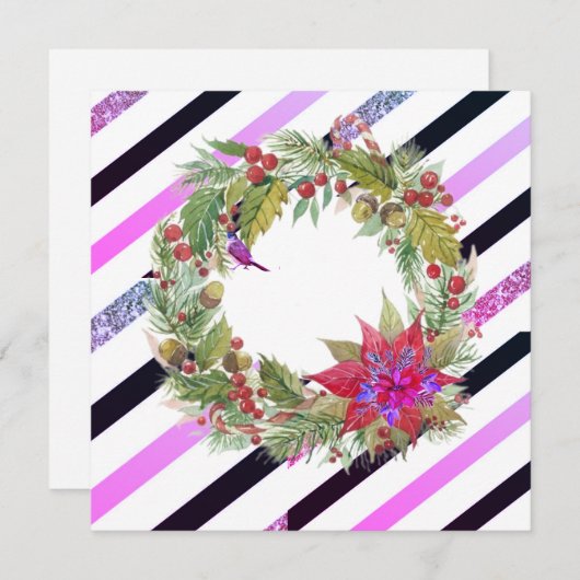 メリークリスマス！ シーズンカード (正面/裏面)