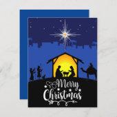 メリークリスマス シーズンカード (正面/裏面)