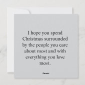 メリークリスマス！ シーズンカード (裏面)