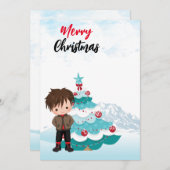 メリークリスマス シーズンカード (正面/裏面)