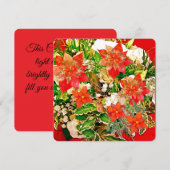 メリークリスマス！ シーズンカード (正面/裏面)