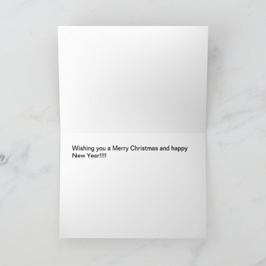 メリークリスマス シーズンカード (内部)