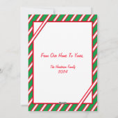 メリークリスマス シーズンカード (裏面)