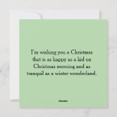 メリークリスマス！ シーズンカード (裏面)