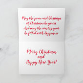 メリークリスマス シーズンカード (内部)