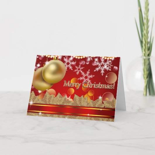 メリークリスマス シーズンカード (正面)