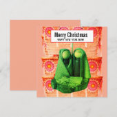 メリークリスマス！ シーズンカード (正面/裏面)