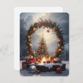 メリークリスマス シーズンカード (正面/裏面)