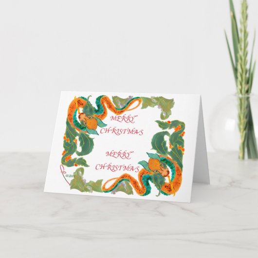 メリークリスマス シーズンカード (正面)