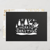 メリークリスマス シーズンカード (正面/裏面)