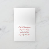 メリークリスマス シーズンカード (内部)