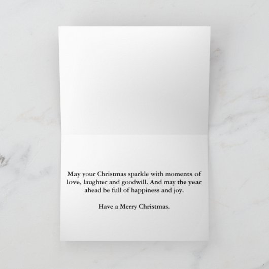 メリークリスマス シーズンカード (内部)