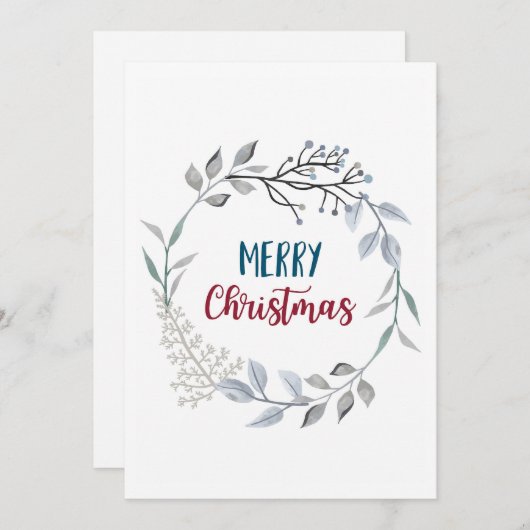 メリークリスマス シーズンカード (正面/裏面)