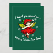 メリークリスマス シーズンカード (正面/裏面)