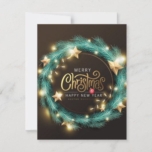 "メリークリスマス" シーズンカード (正面)