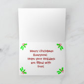 メリークリスマス! シーズンカード (内部)