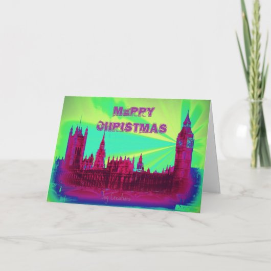 "メリークリスマス" シーズンカード (正面)