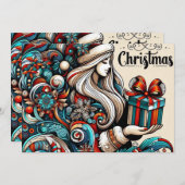 メリークリスマス シーズンカード (正面/裏面)