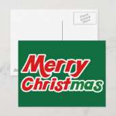 メリークリスマス シーズンポストカード (正面/裏面)