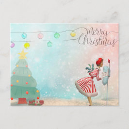 "メリークリスマス" シーズンポストカード