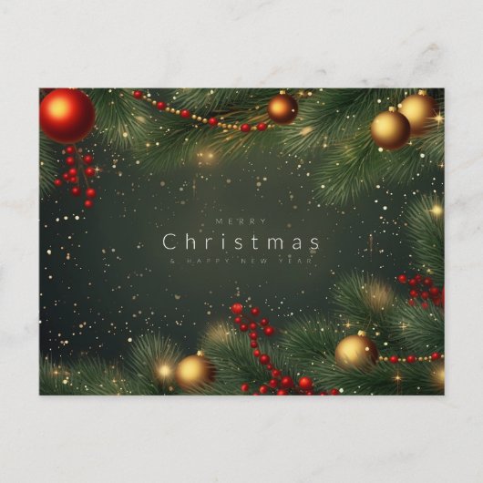 "メリークリスマス" シーズンポストカード (正面)