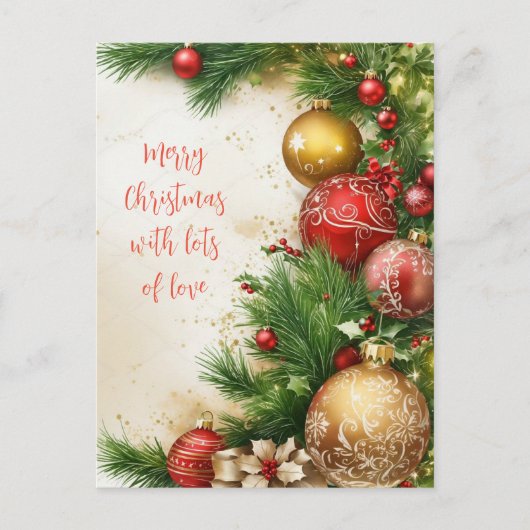 メリークリスマス シーズンポストカード (正面)