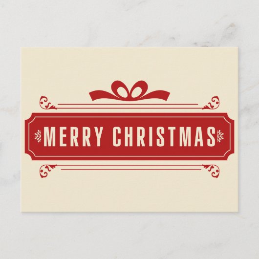 メリークリスマス シーズンポストカード (正面)