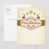 メリークリスマス シーズンポストカード (正面/裏面)