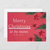 メリークリスマス シーズンポストカード (正面/裏面)