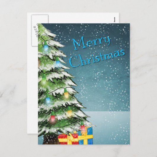 メリークリスマス シーズンポストカード (正面/裏面)