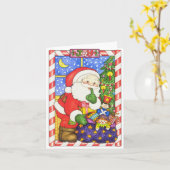 メリークリスマス　ジョイ カード (黄色い花)