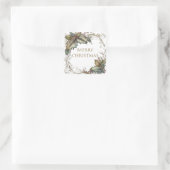 メリークリスマス スクエアシール (バッグ)