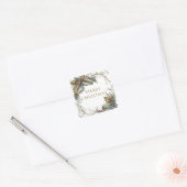 メリークリスマス スクエアシール (封筒)