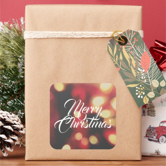 メリークリスマス スクエアシール (クリスマス)