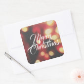 メリークリスマス スクエアシール (封筒)