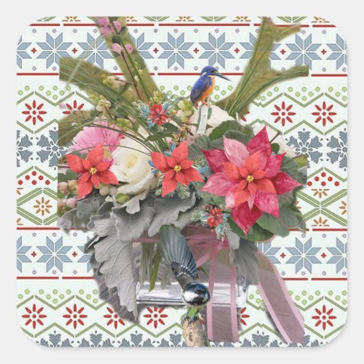 メリークリスマス！ スクエアシール (正面)