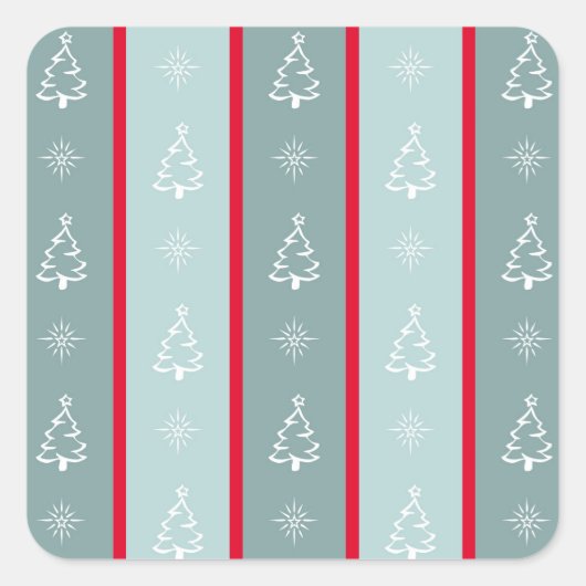 メリークリスマス スクエアシール (正面)