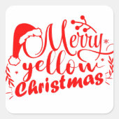 メリークリスマス. スクエアシール (正面)