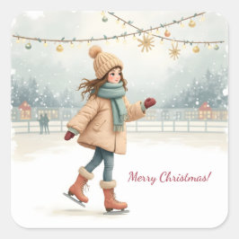 メリークリスマス！ スクエアシール