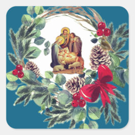 メリークリスマス! スクエアシール