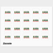 メリークリスマス スクエアシール (シート)